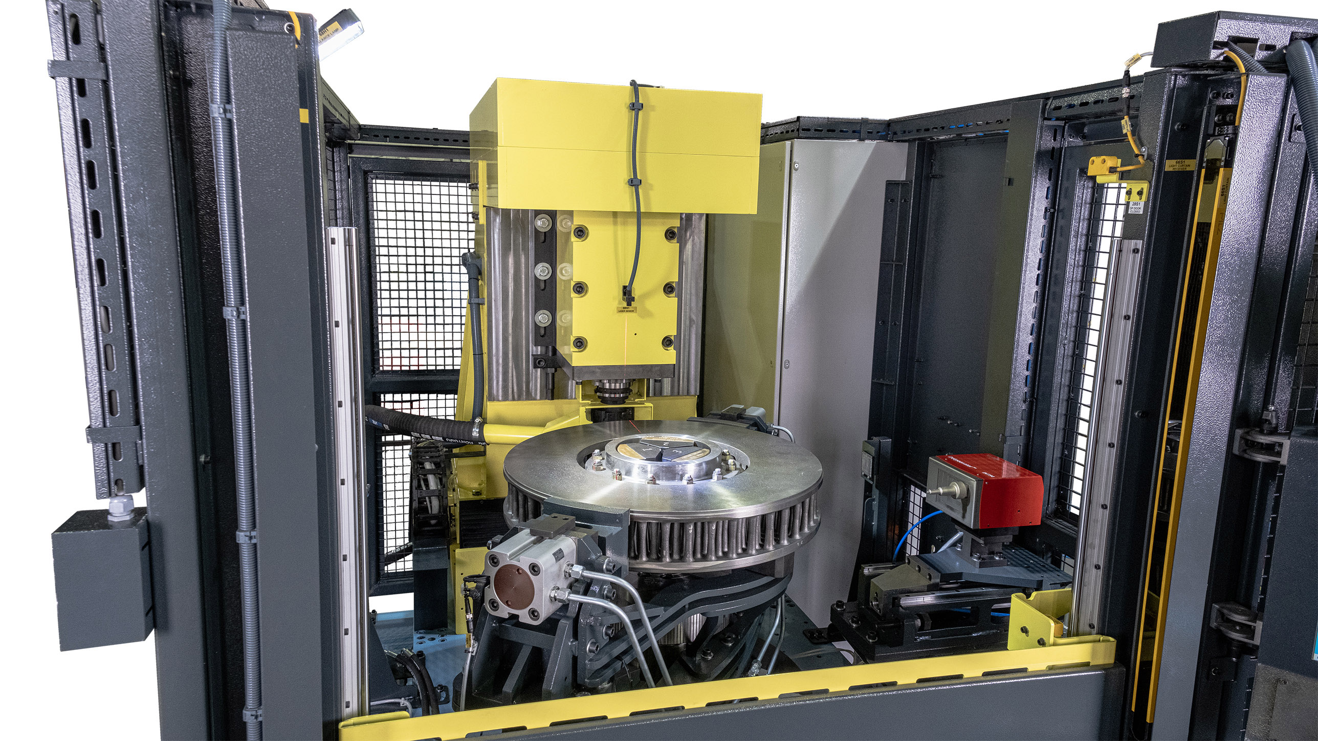 Messmatic ODF-301 vertical brake disc balancing machine - full view